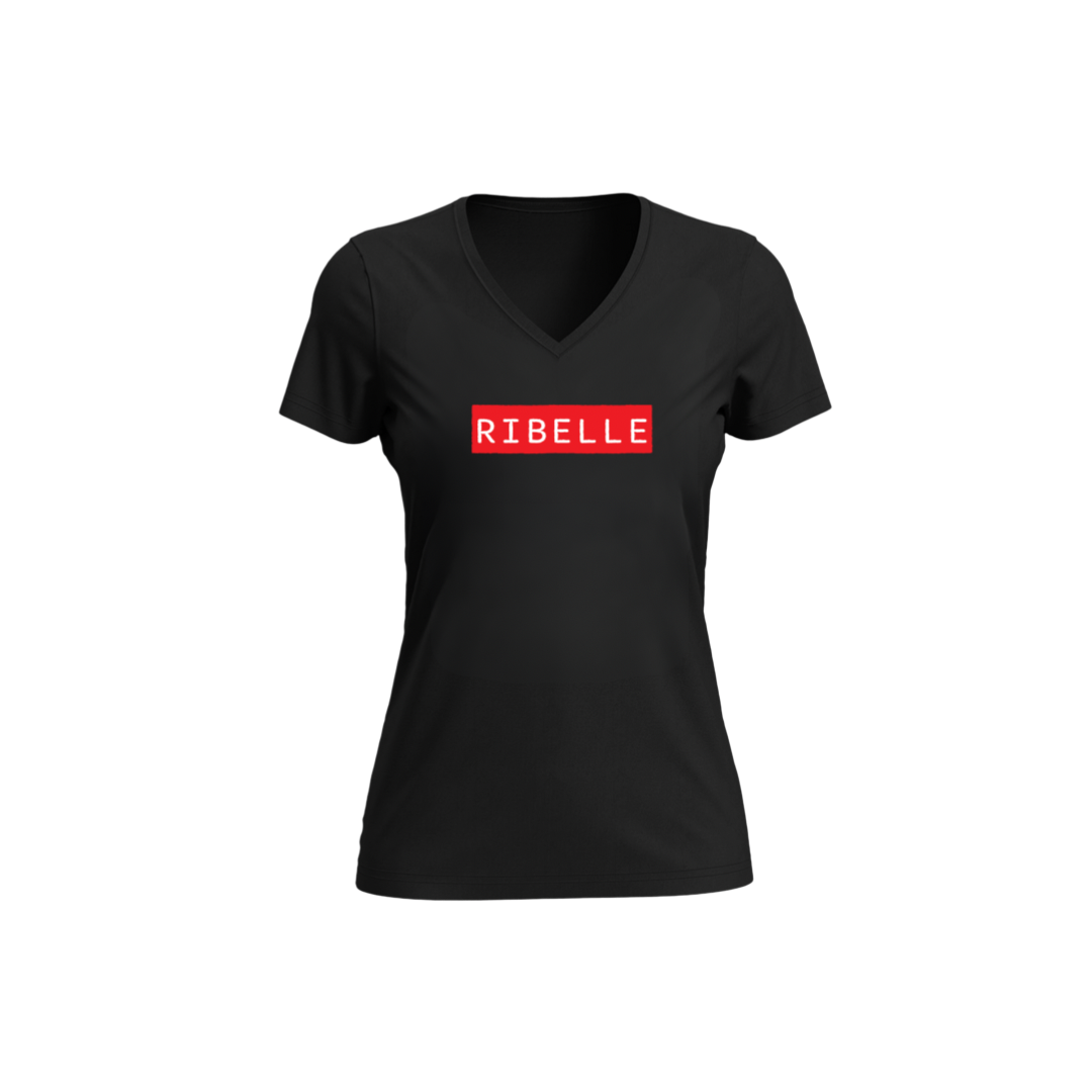 Ribelle boxlogo T-Shirt donna
