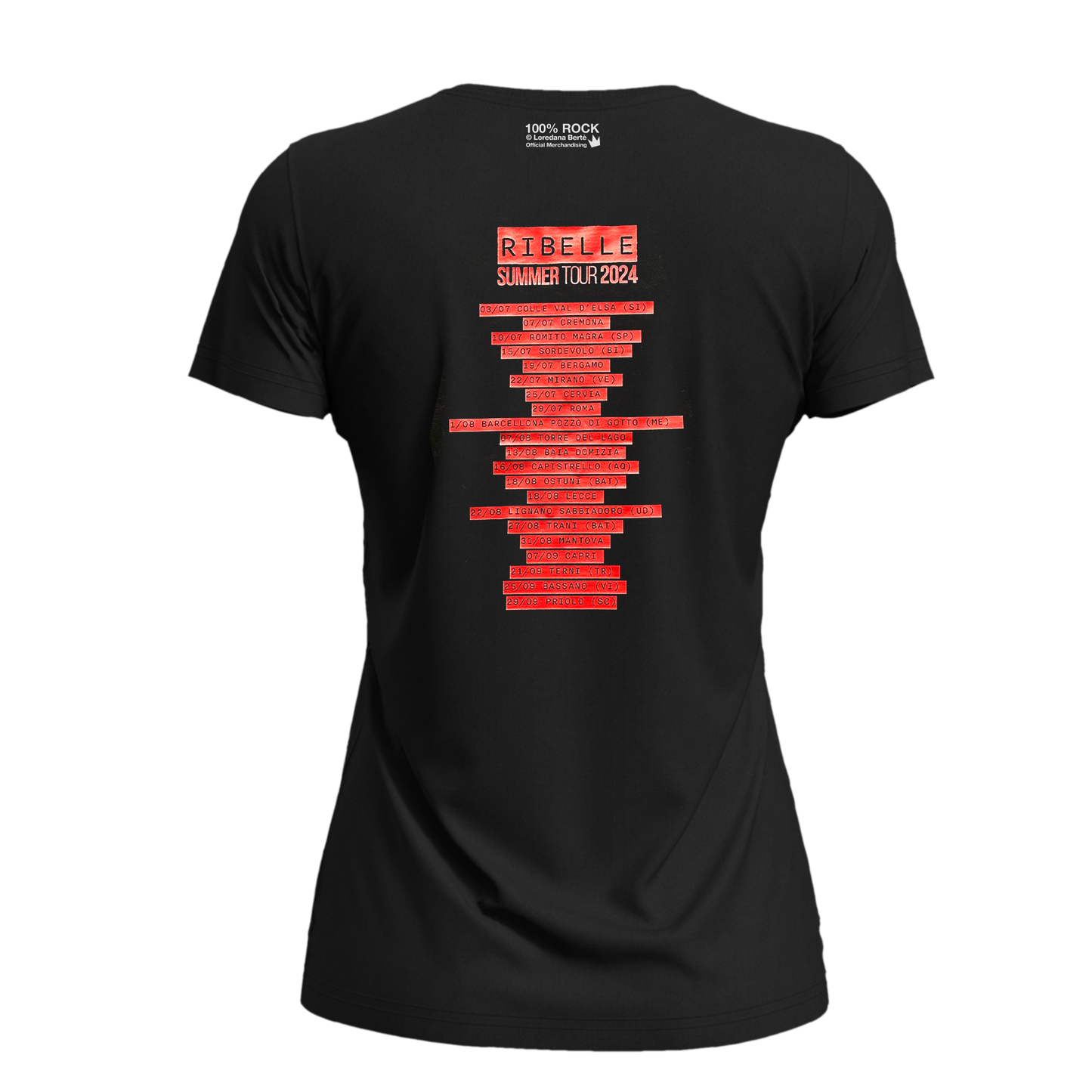 Ribelle boxlogo T-Shirt donna