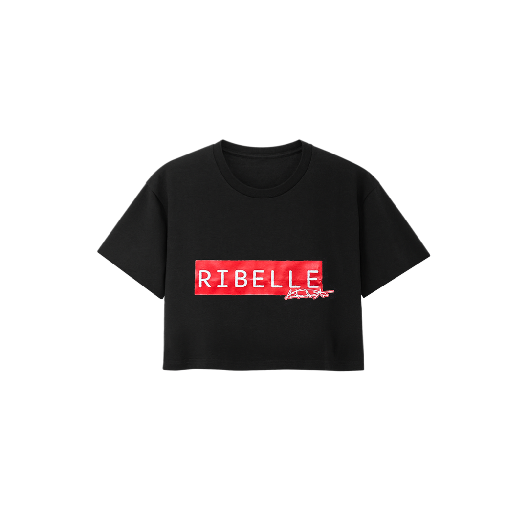 Ribelle Box Logo T-Shirt crop