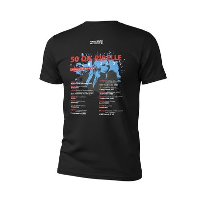 50 anni da Ribelle TOUR 2025 T-Shirt Unisex_nera